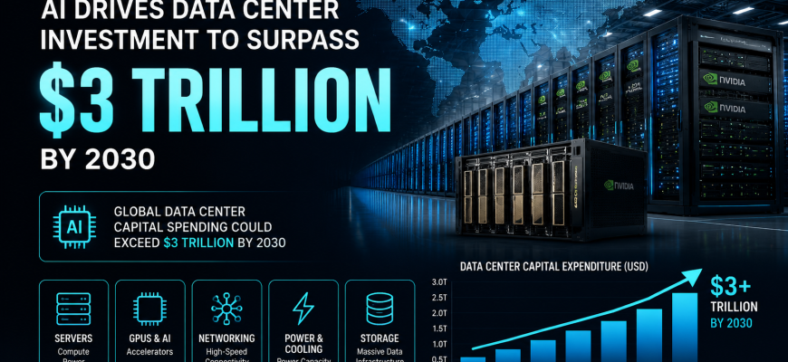AI data center investment could surpass $3 trillion by 2030